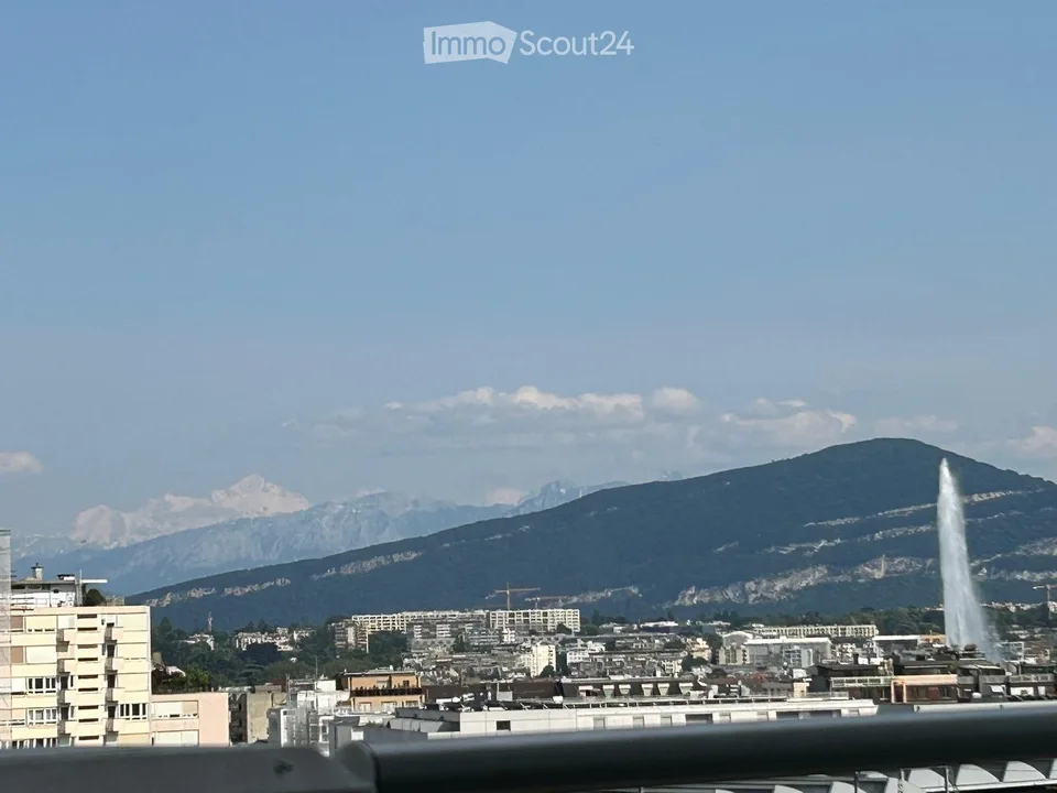 4,5 Zimmer in den Nations mit Blick auf Mont-Blanc & Jet d'Eau