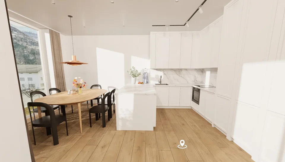 Spacious 4.5-room new apartment with southeast balcony