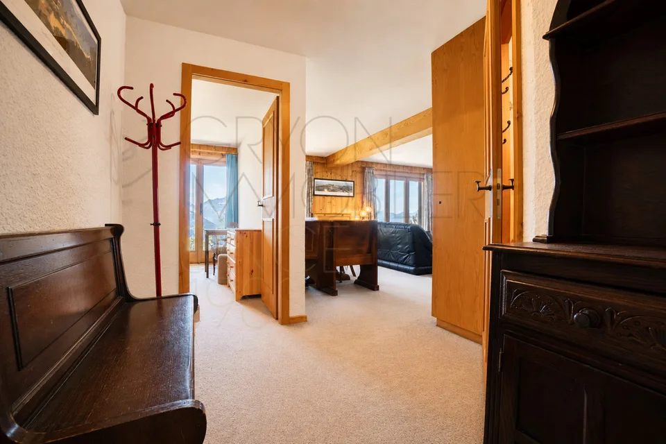 Appartement 3,5 pièces à Gryon avec terrasse de 47 m²