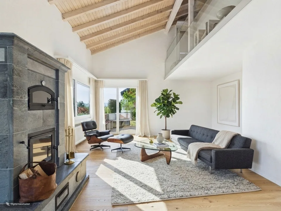 Charmantes 5.5-Zimmer-Haus mit Seesicht und Garten in Horgen
