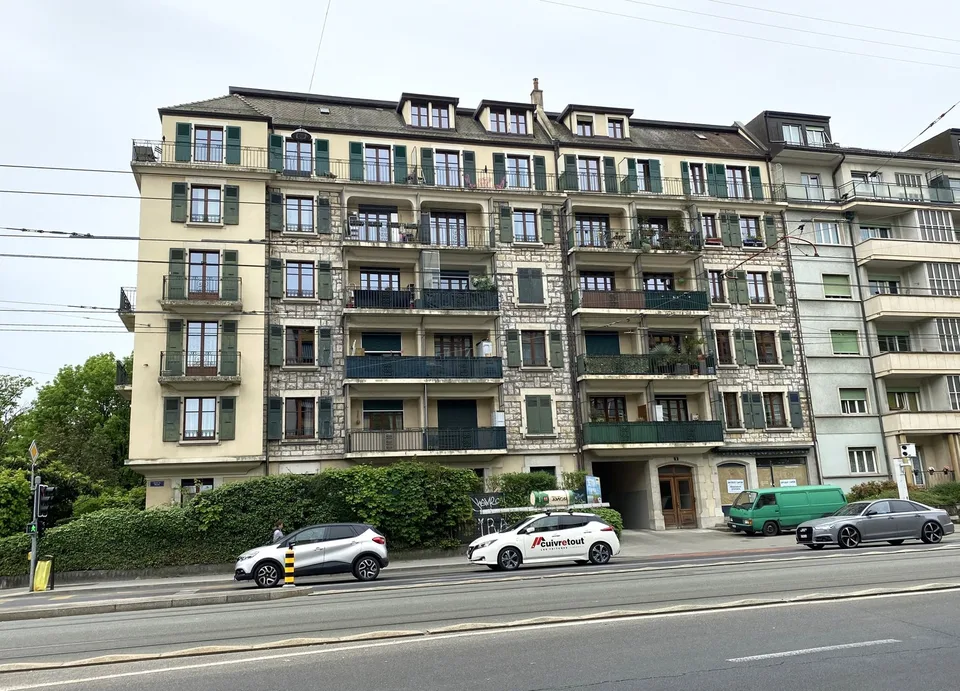 Appartement de 3 pièces avec balcon à la Servette