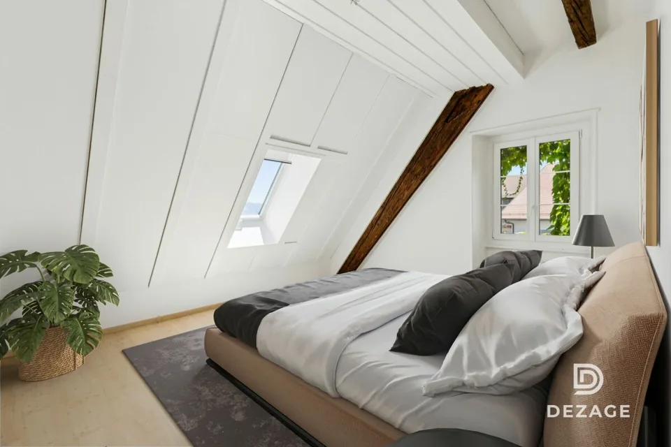 Apartment with character and panoramic views and garden in the heart of the village!