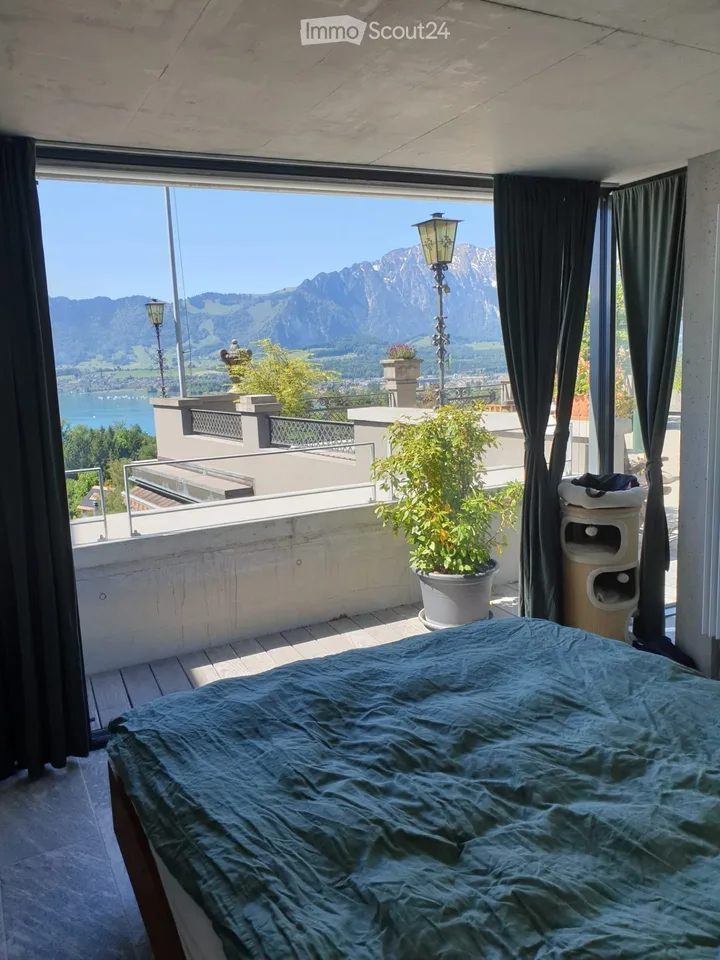 Appartement exclusif 3½ pièces avec vue spectaculaire sur le lac et les montagnes
