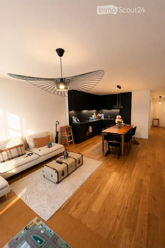 Superbe 3.5 pièces de 90m² à 1 min. à pied de la gare