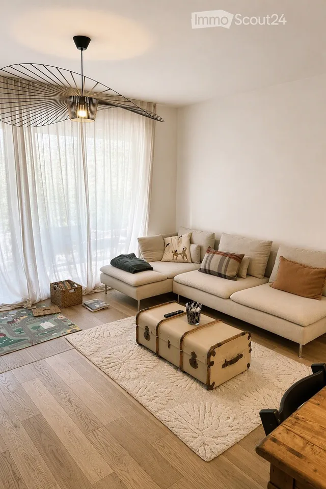 Superb 3.5-room apartment of 90m², 1 minute walk from the train station