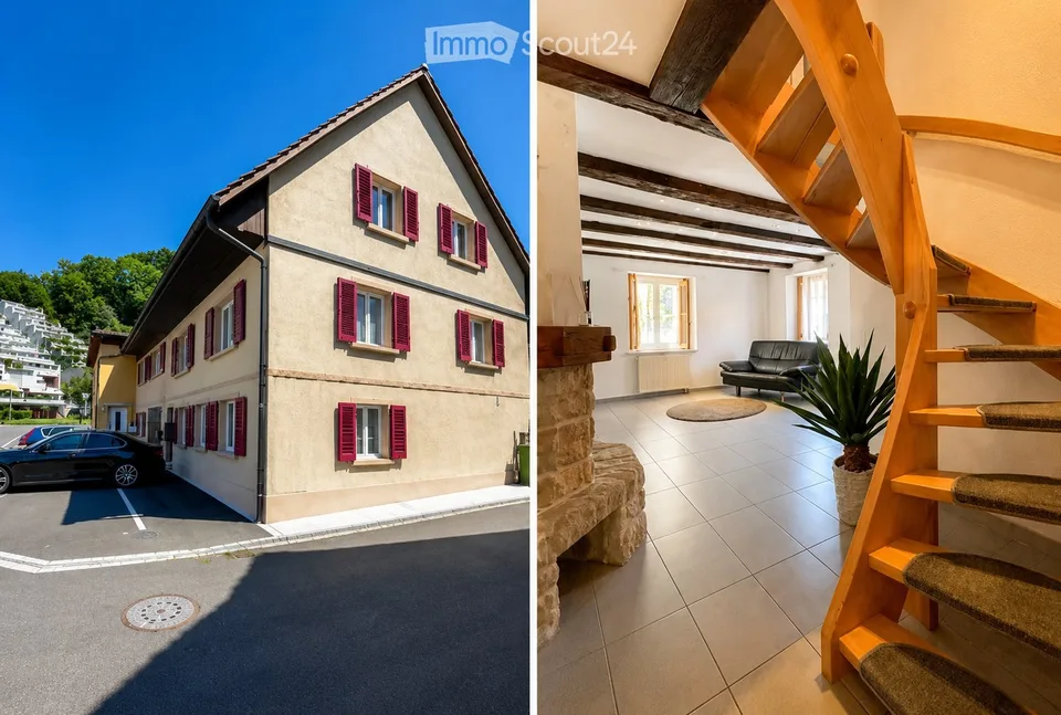 Grosszügige 5.5-Zimmer-Maisonette mit Terrasse & Sitzplatz in Zeiningen
