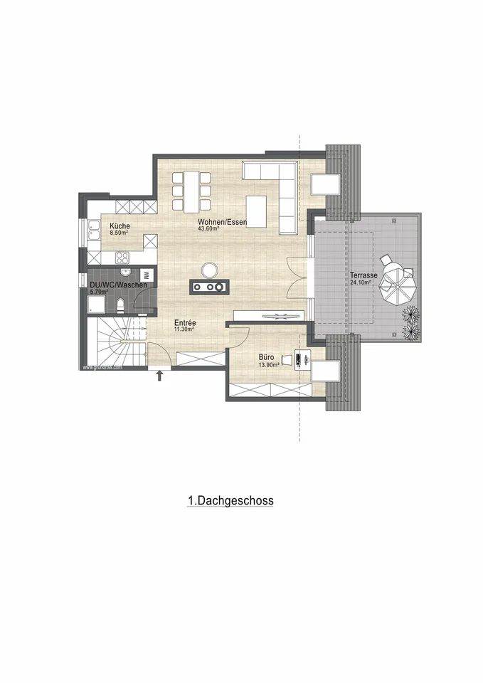 Una casa sopra i tetti - appartamento duplex spazioso con una grande vista – foto 6 di 19