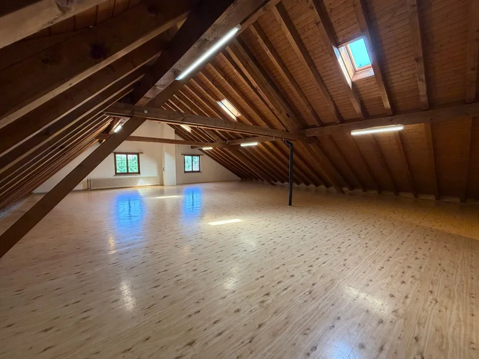 Grosszügiger Atelier- und Gewerberaum im Dachgeschoss