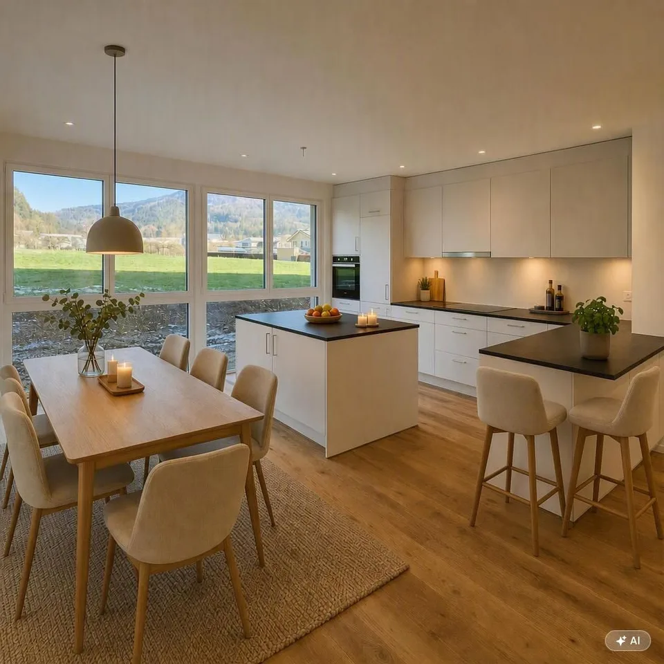 Une fois disponible : appartements neufs de 2,5 pièces inondés de lumière avec dressing