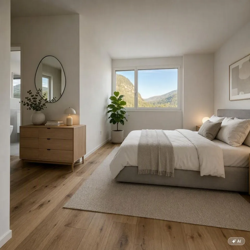 Une fois disponible : appartements neufs de 2,5 pièces inondés de lumière avec dressing
