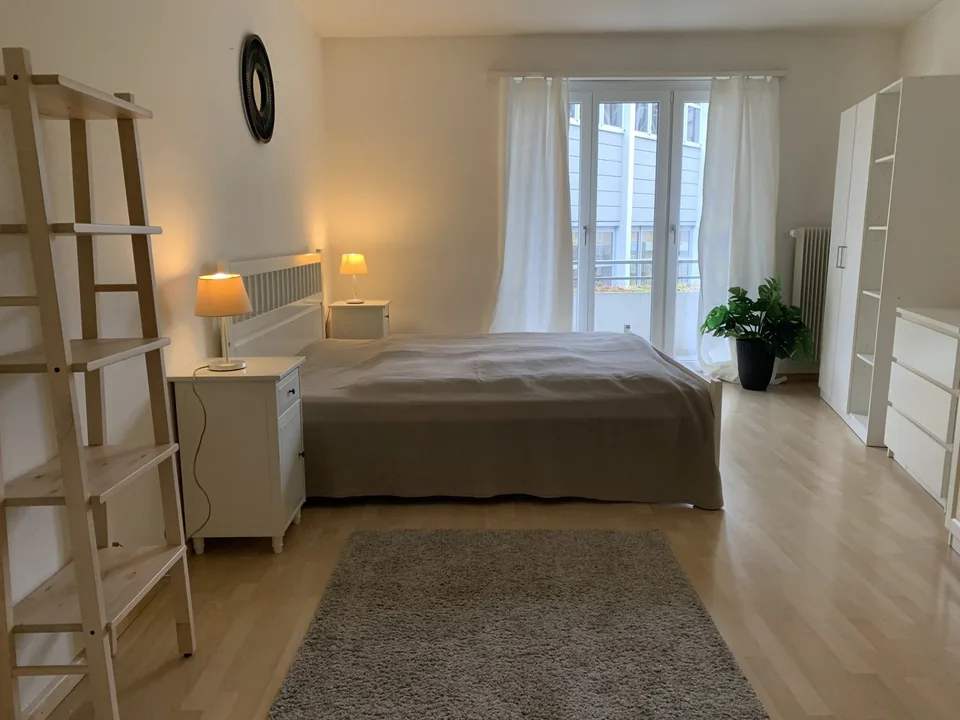 City Centre: modern furnished apartment with lift and large balcony