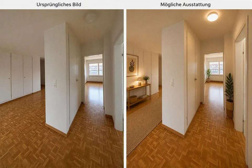 Beaucoup d'espace pour vos rêves de vie, appartement lumineux avec charme et confort