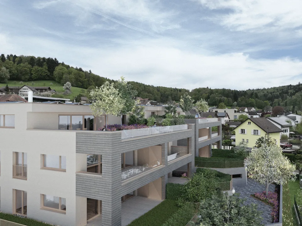 Neubau grosszügige 4.5-Zimmer Gartenwohnung in Minergie-P