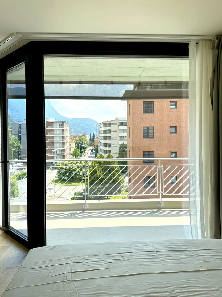 Attika-Duplex 4,5 neu renoviert mit Panoramadachgarten.