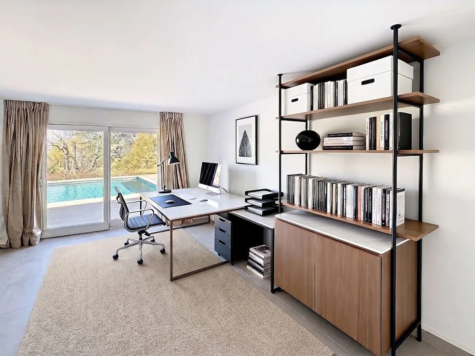 Élégance contemporaine avec vue panoramique sur le Léman