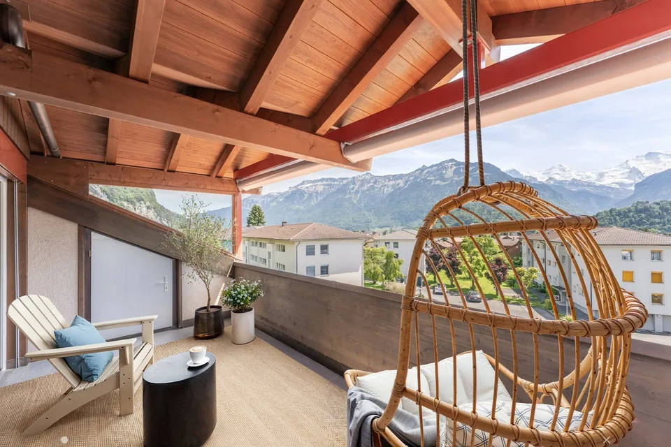 Appartement en duplex de 145m² avec vue sur Eiger, Mönch et Jungfrau