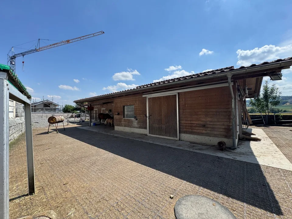 3 Familienhaus mit Pferdestall, Reitplatz, Naturpool und Überlaufbecken