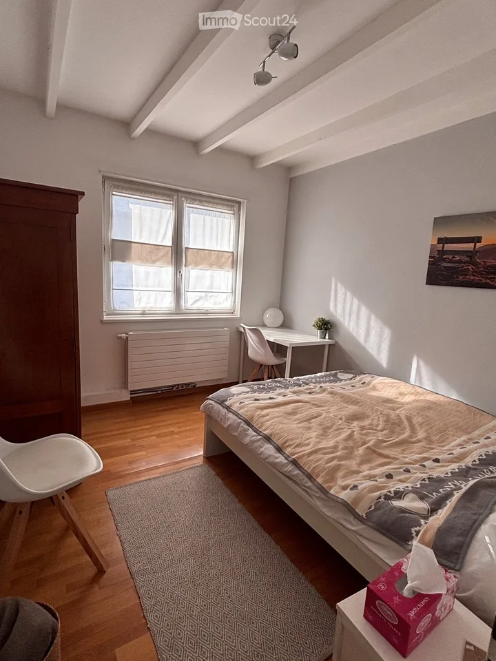 Chambre avec lit 140x200 à la campagne