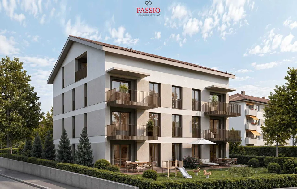 Appartamento 3,5 locali al piano terra - Vita moderna con 62,3m² di area giardino privata