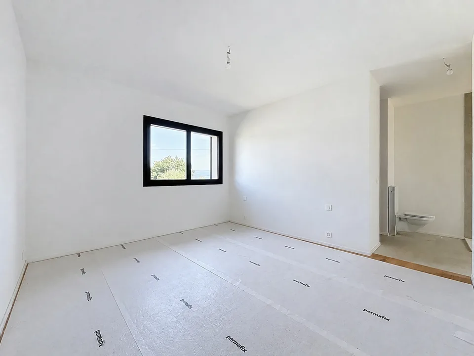 Der Raum einer Villa, die Serenität des Neuen
