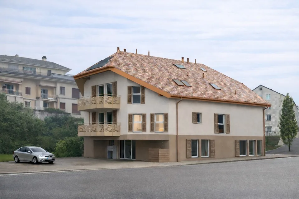 Appartement MINERGIE de 3.5 pièces au 1er étage avec balcon (lot 3) /