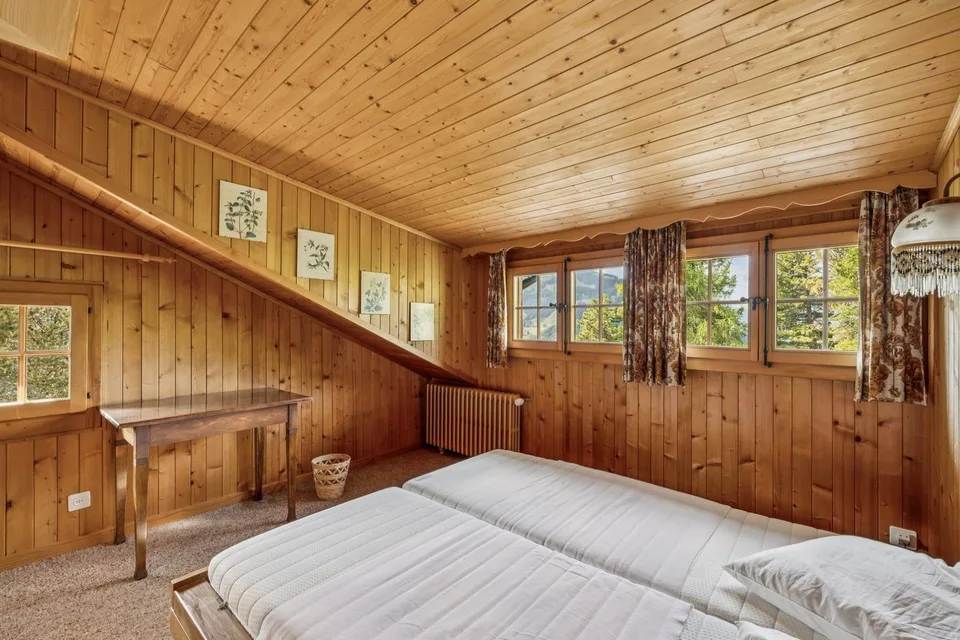 Spacieux chalet de 4 appartements avec vue spectaculaire et grand jard