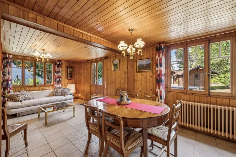 Spacieux chalet de 4 appartements avec vue spectaculaire et grand jard