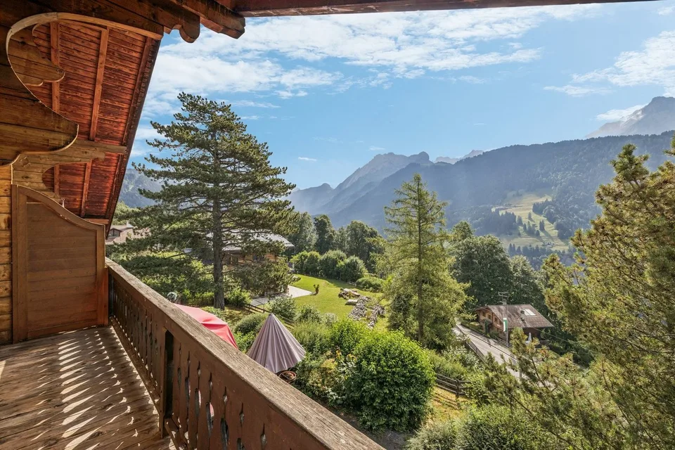 Spacieux chalet de 4 appartements avec vue spectaculaire et grand jard