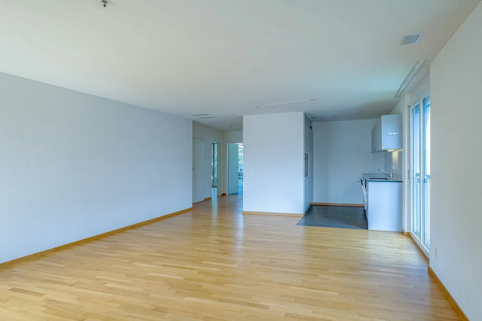 Bright apartment with private seating area