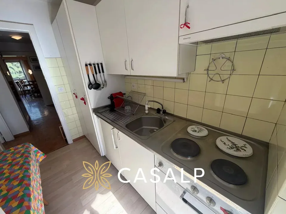 Charming 2.5 rooms - Central Street Crans