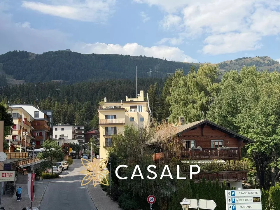 Charming 2.5 rooms - Central Street Crans