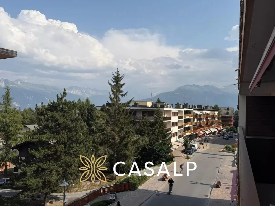 Charming 2.5 rooms - Central Street Crans