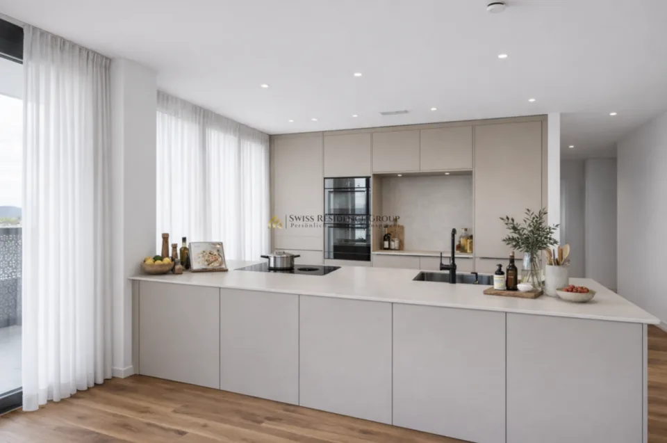 Appartement exclusif de 5,5 pièces au 33ème étage des Tours Three Point