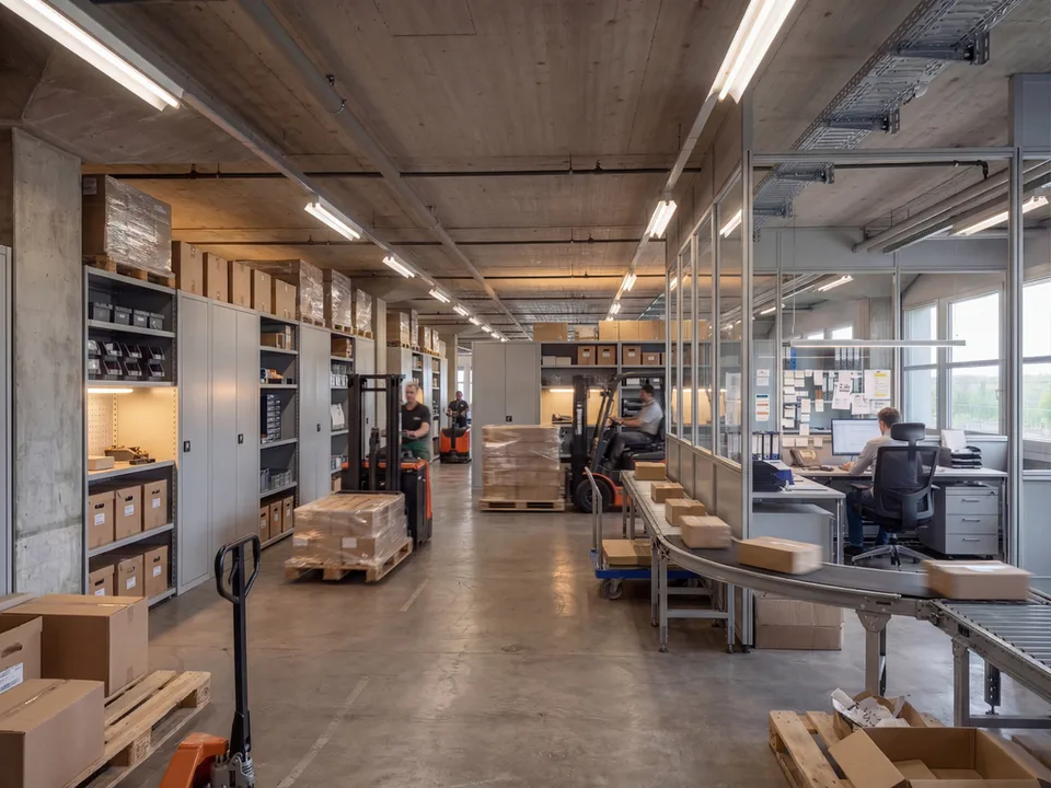 3000 m2 moderne Logistik- und Bürofläche