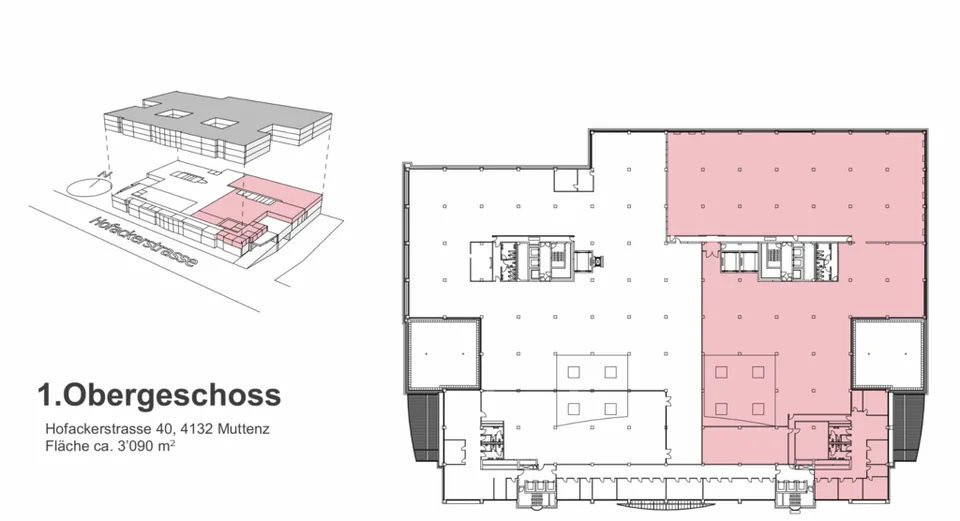 3000 m2 moderne Logistik- und Bürofläche