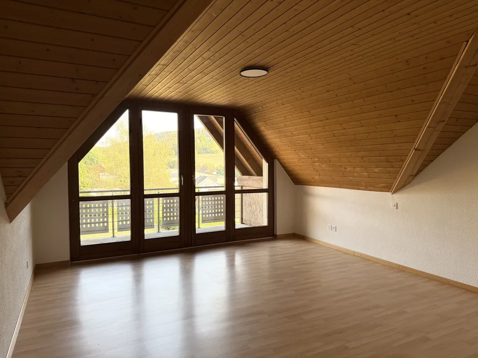 Appartement mansardé idyllique avec deux balcons !