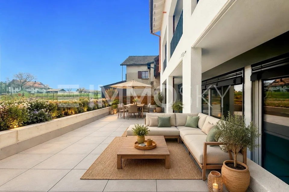 Magnificent new apartment with large terrace, 4 min from Cheseaux