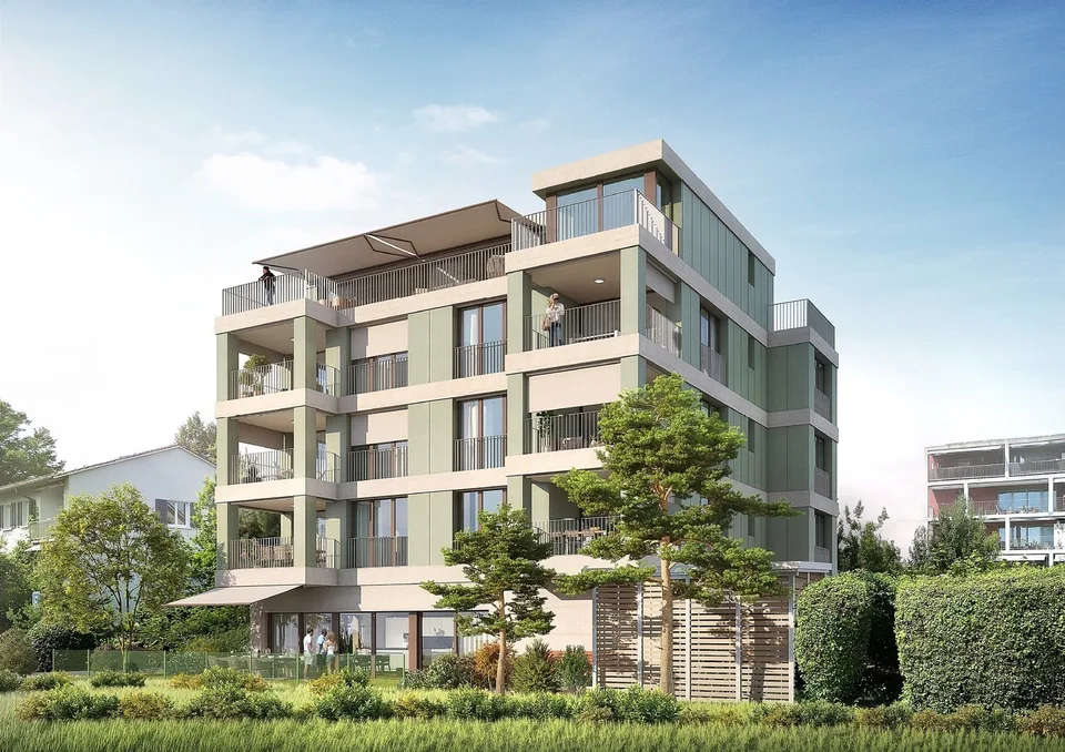 Alto sopra i tetti, appartamento mansardato di stile a Zurigo-Oerlikon – foto 2 di 10