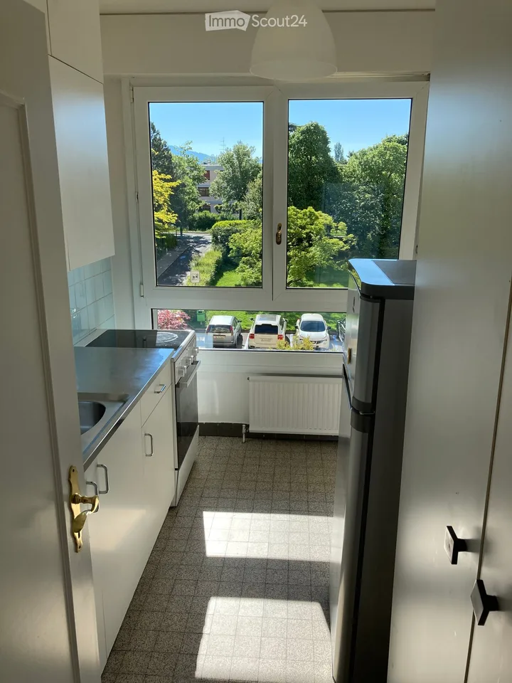 À louer — lumineux 3 pièces de 51 m² avec balcon dans la résidence Appolo, à Thônex