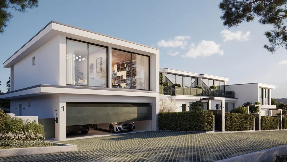 Modern and new 5.5-room villas with garden in Manno