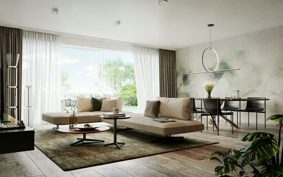 MODERNE E NUOVE VILLETTE DI 5.5 LOCALI CON GIARDINO A MANNO