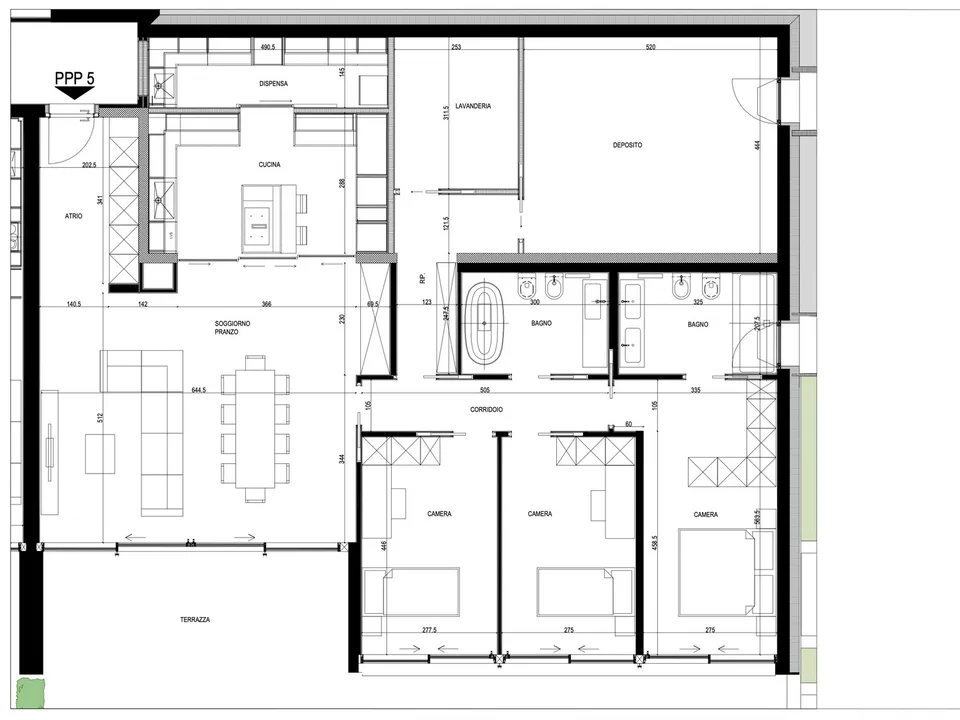 STUPENDIEUX 5.5 PIÈCES AVEC JARDIN ET PISCINE À PONTE CAPRIASCA