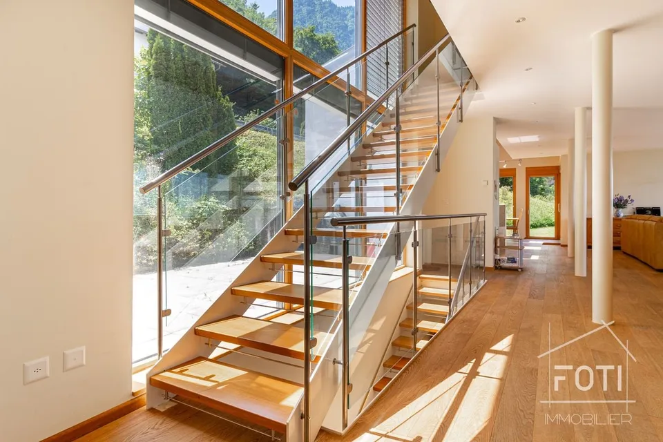 Villa dell'architetto 7,5 locali con vista sul Lago di Ginevra - St-Gingolph, ascensore – foto 16 di 30