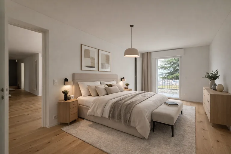 NOVAZZANO - NOUVEAU 3.5 PIÈCES AVEC GRANDE TERRASSE