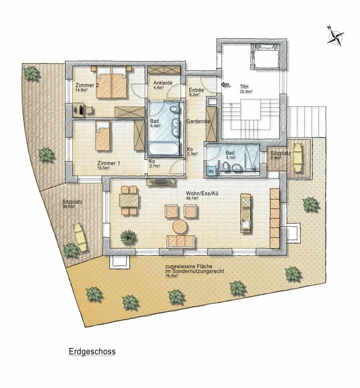 Neubaukomfort in idyllischer Umgebung - Wohnen, wo Moderne und ländliche Ruhe zusammenfinden