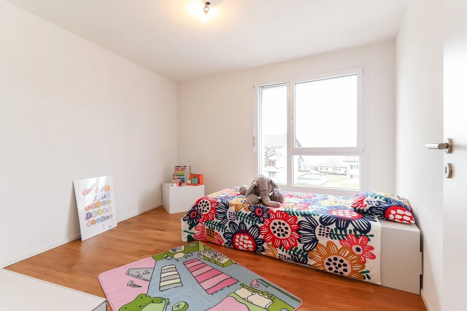 Magnifique appartement de 3.5 pièces au 1er étage au coeur de Giffers