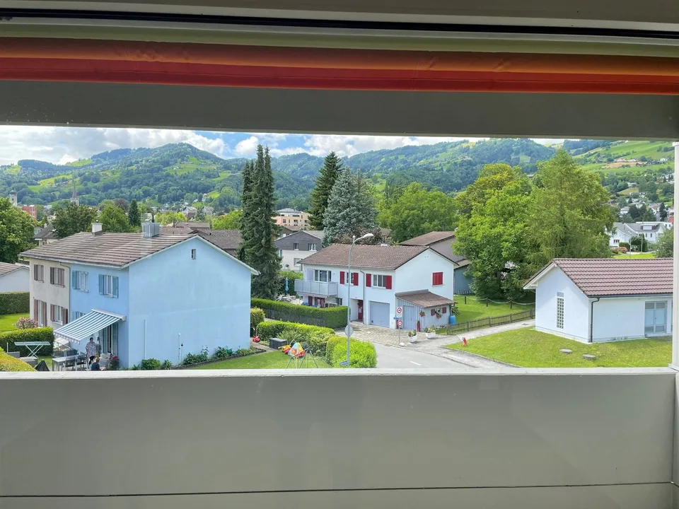 Zona residenziale tranquilla con vista sulla valle del Reno
