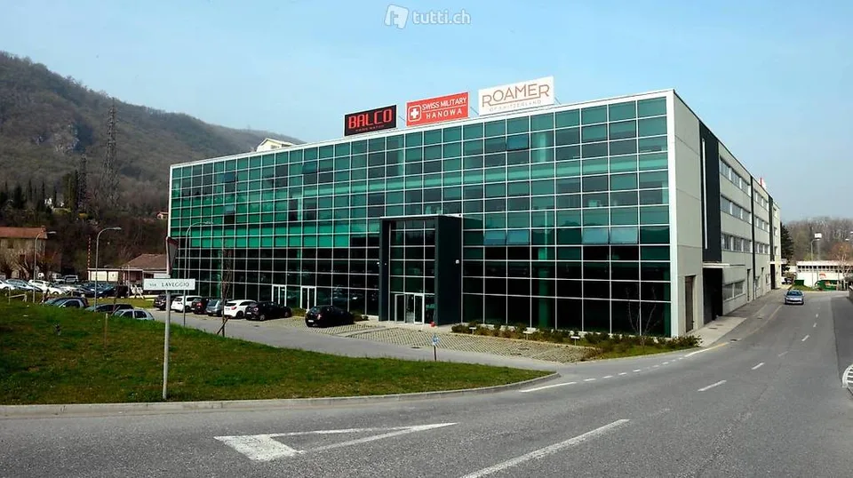 Bis zu 3 Monate kostenlos - Gewerbefläche und Lager in Mendrisio zur Miete