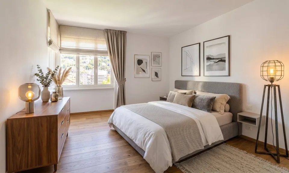 GERÄUMIGES 5.5 ZIMMER WOHNUNG MIT FREIER SICHT IN LAUFWEITE VON LUGANO