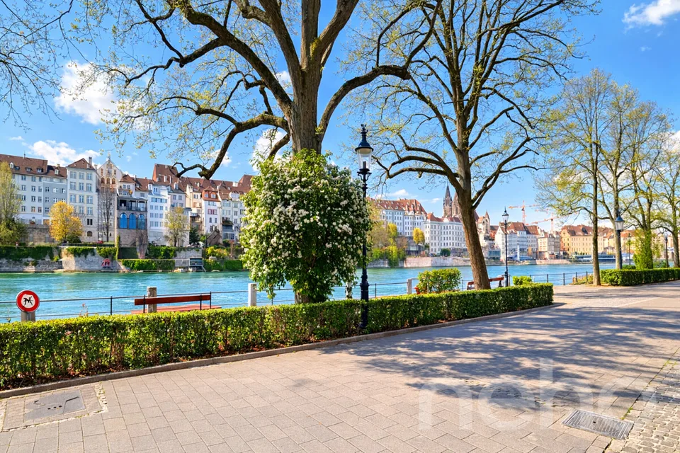 Wohnen am Rhein mit einzigartigem Blick aufs Basler Münster